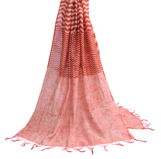 Sushila Vintage Indian Dupatta 100% Pure Cotton Printed Long Stole Scarves