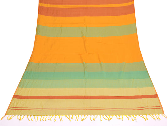 Sushila Vintage Multi-Color Indian Dupatta 100% Pure Cotton Long Stole Hijab