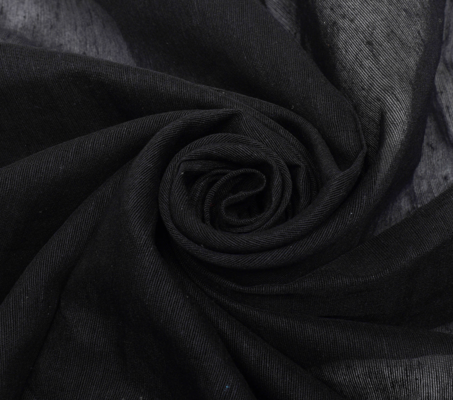 Sushila Vintage Indian Black Dupatta Blend Cotton Long Stole Wrap Scarves