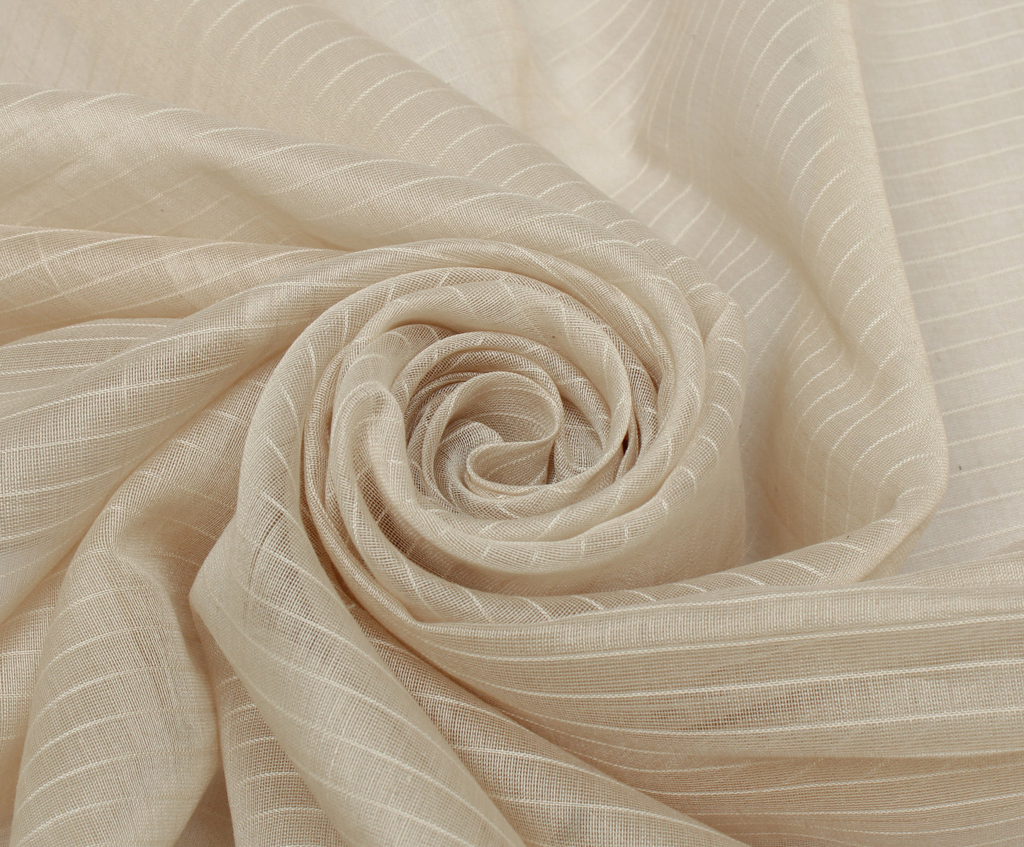 Sushila Vintage Cream Indian Dupatta 100% Pure Silk Woven Long Stole Veil