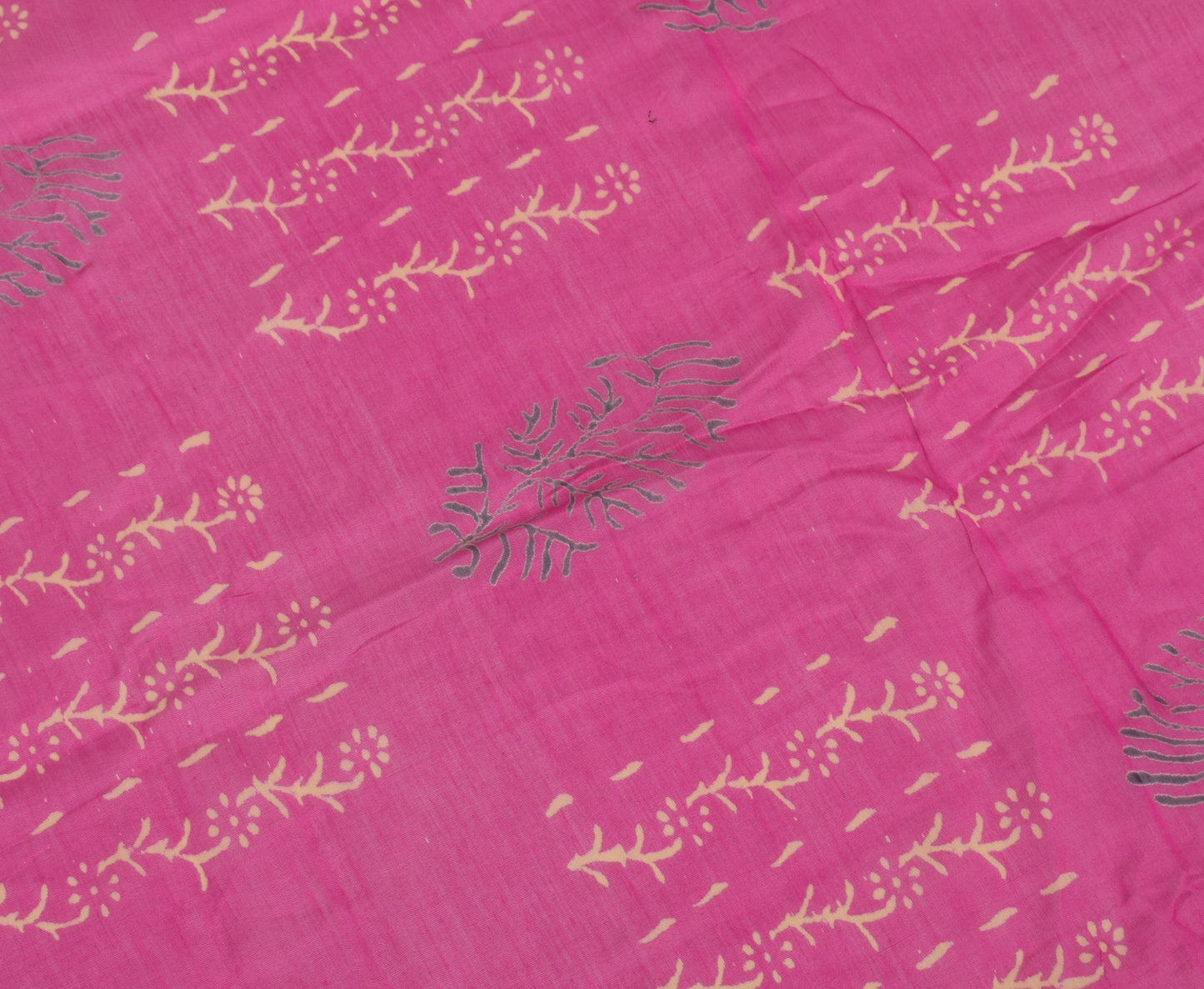 Sushila Vintage Indian Pink Dupatta 100% Pure Cotton Printed Long Stole Hijab