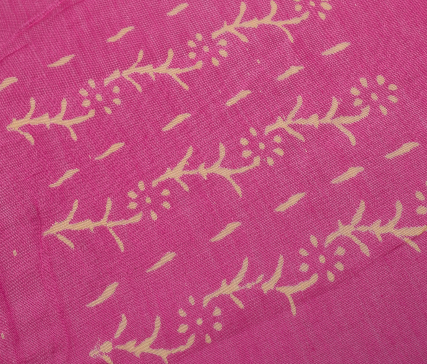 Sushila Vintage Indian Pink Dupatta 100% Pure Cotton Printed Long Stole Hijab