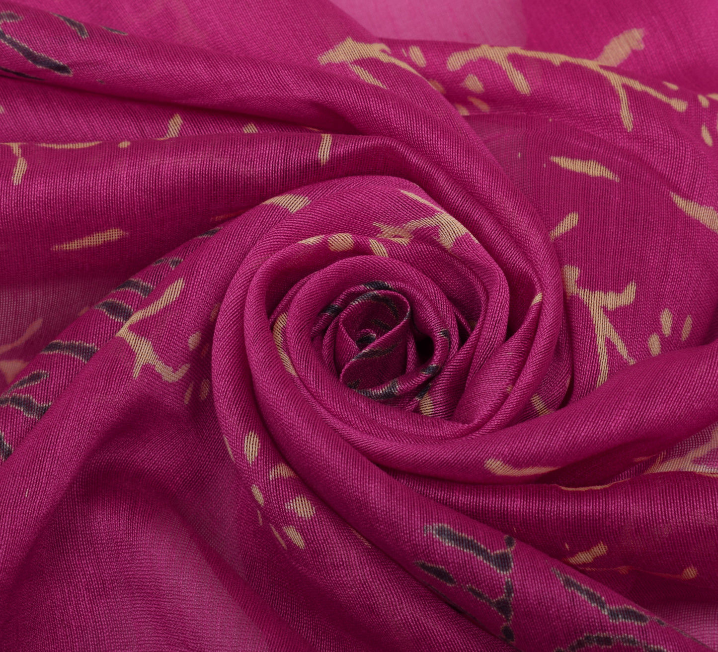 Sushila Vintage Indian Pink Dupatta 100% Pure Cotton Printed Long Stole Hijab
