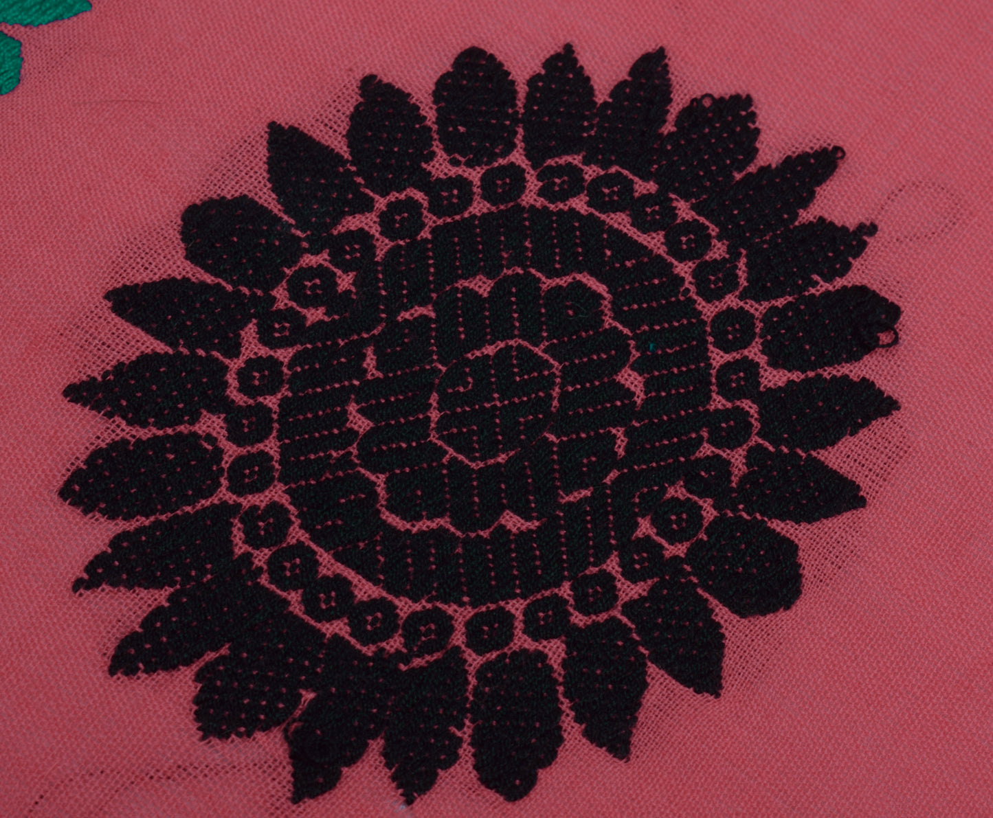 Sushila Vintage Indian Dupatta 100% Pure Cotton Woven Long Stole Hijab Veil