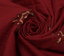 Sushila Vintage Maroon Indian Dupatta 100% Pure Cotton Printed Long Stole Veil