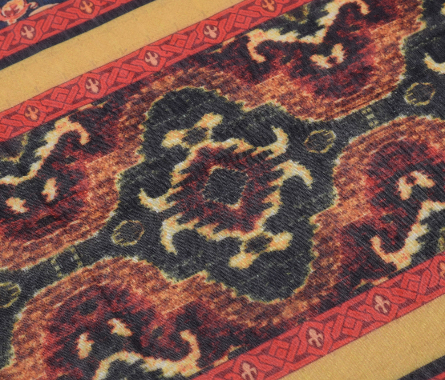 Sushila Vintage Indian Dupatta Blend Cotton Printed Long Stole Veil Scarves