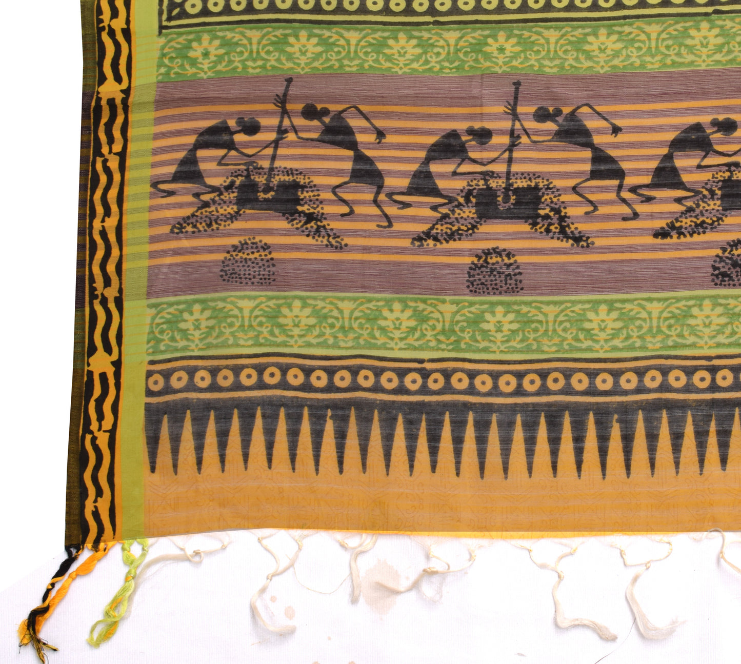 Sushila Vintage Indian Dupatta 100% Pure Cotton Printed Long Stole Hijab