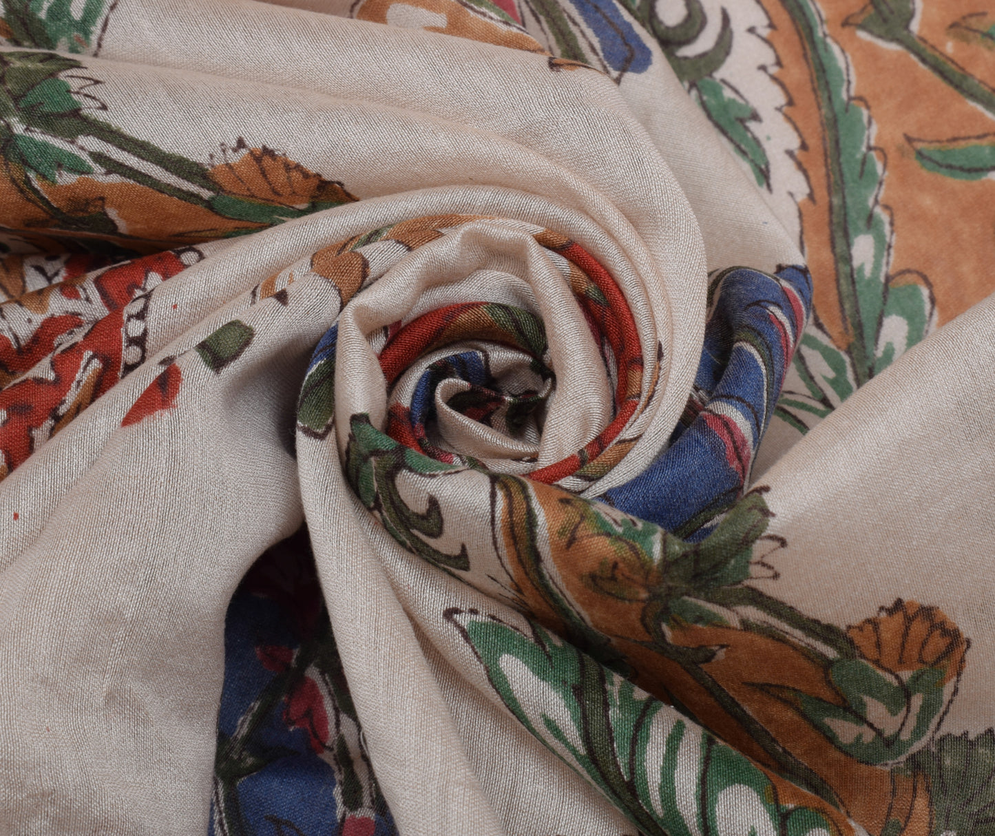 Sushila Vintage Indian Dupatta 100% Pure Cotton Printed Long Stole Veil Hijab