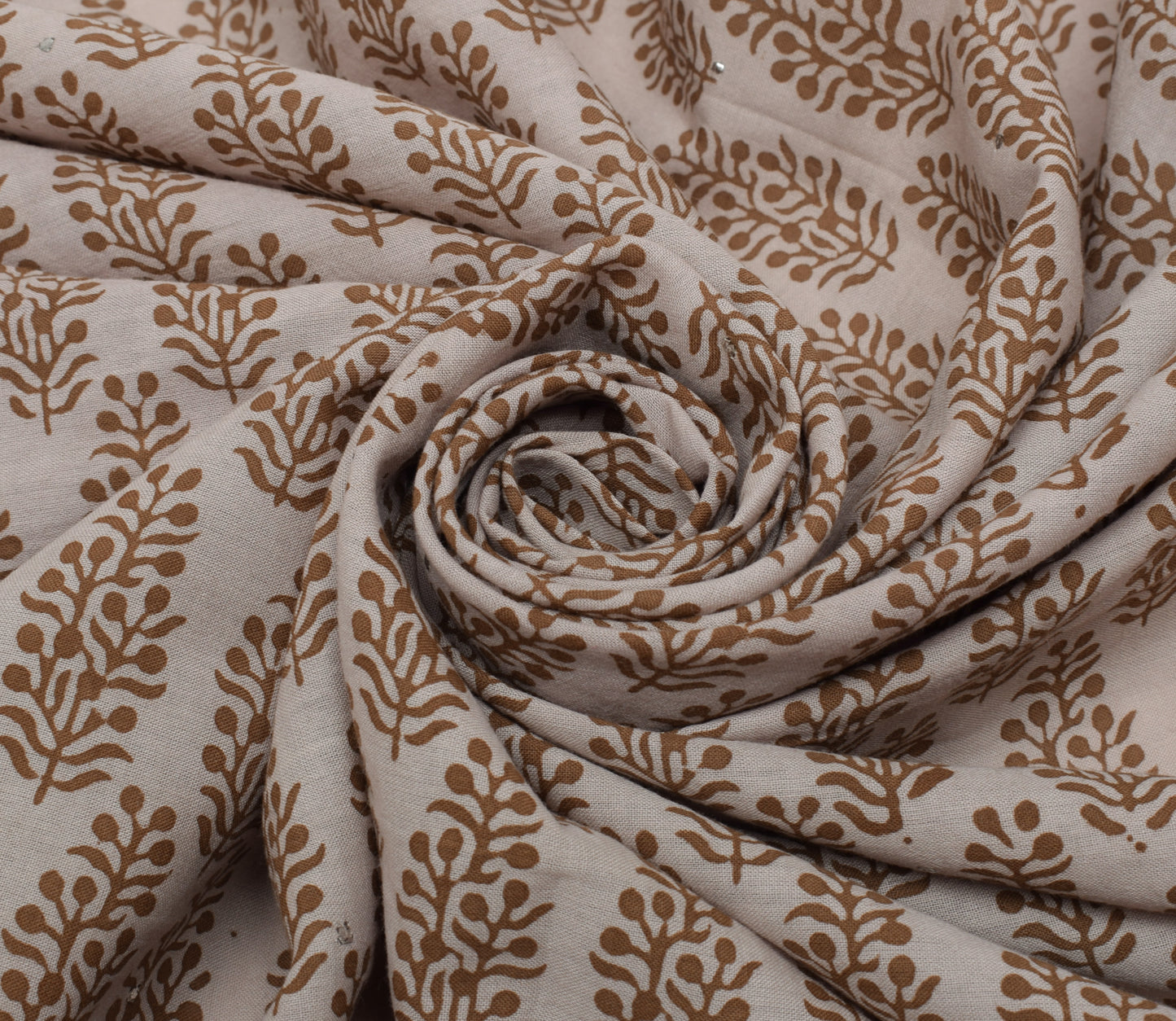 Sushila Vintage Indian Dupatta 100% Pure Cotton Printed Long Stole Veil Hijab