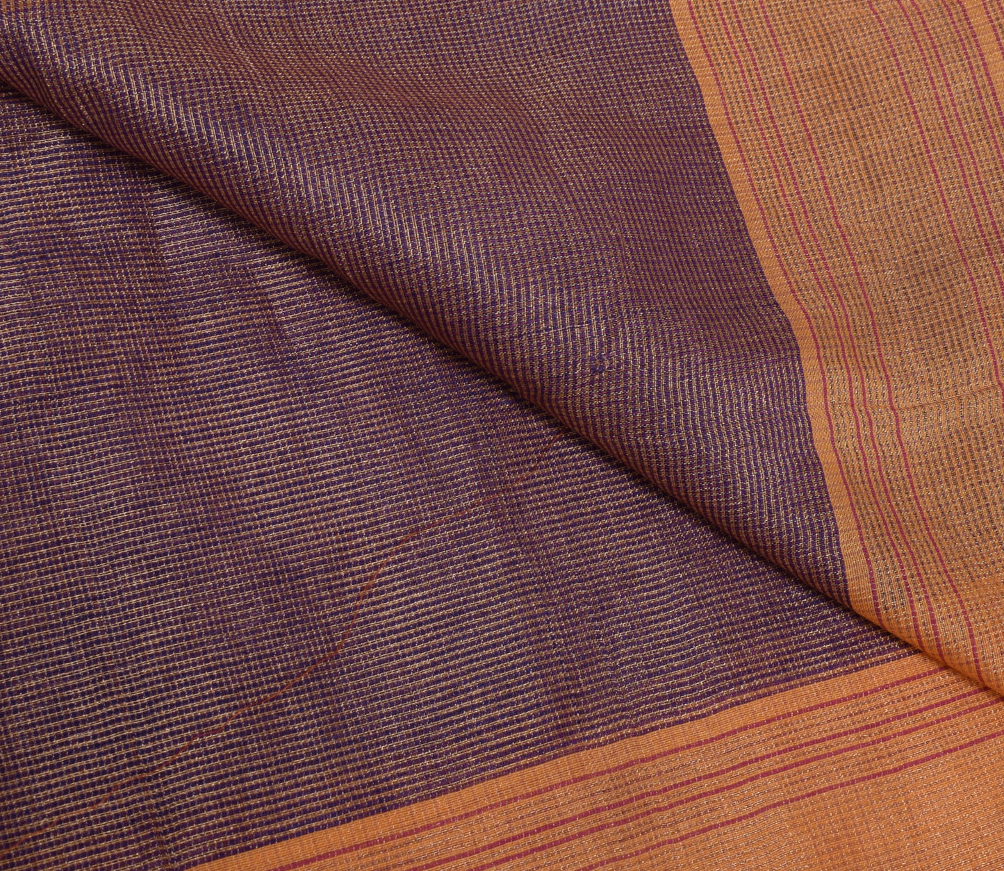 Sushila Vintage Purple Indian Dupatta Pure Tissue Woven Long Stole Veil Scarves