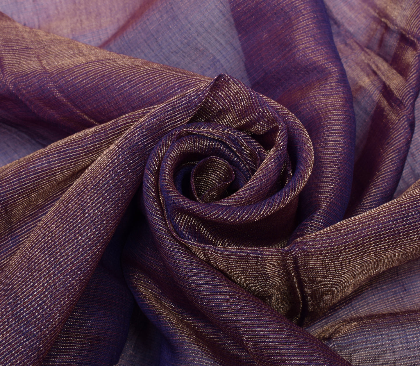 Sushila Vintage Purple Indian Dupatta Pure Tissue Woven Long Stole Veil Scarves