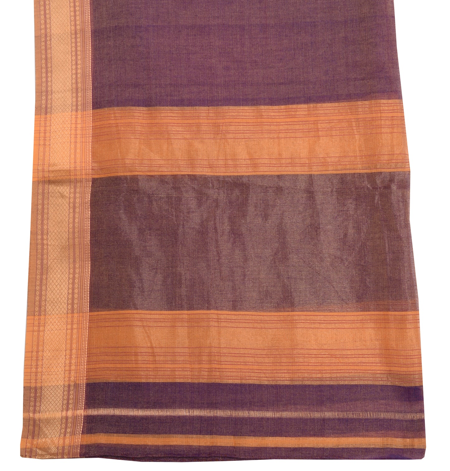 Sushila Vintage Purple Indian Dupatta Pure Tissue Woven Long Stole Veil Scarves