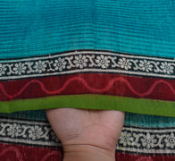 Sushila Vintage Indian Dupatta 100% Pure Silk Printed Long Stole Wrap Scarves