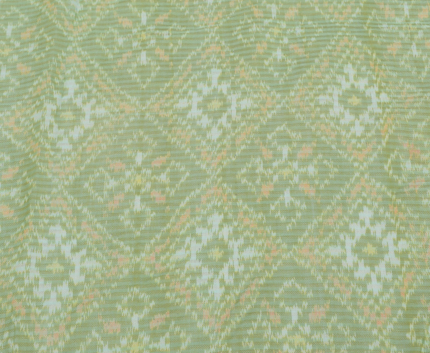 Sushila Vintage Green Dupatta 100% Pure Cotton Printed Long Stole Veil Scarves