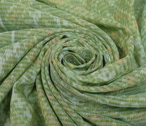 Sushila Vintage Green Dupatta 100% Pure Cotton Printed Long Stole Veil Scarves