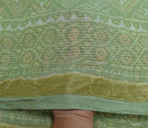 Sushila Vintage Green Dupatta 100% Pure Cotton Printed Long Stole Veil Scarves