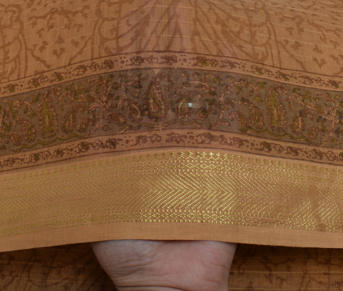 Sushila Vintage Indian Dupatta 100% Pure Cotton Printed Long Stole Veil Hijab