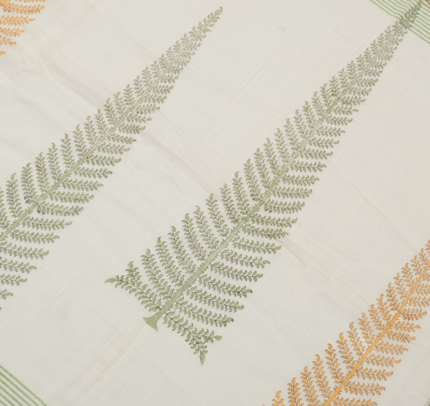 Sushila Vintage Indian Cream Dupatta 100% Pure Silk Printed Long Stole Scarves