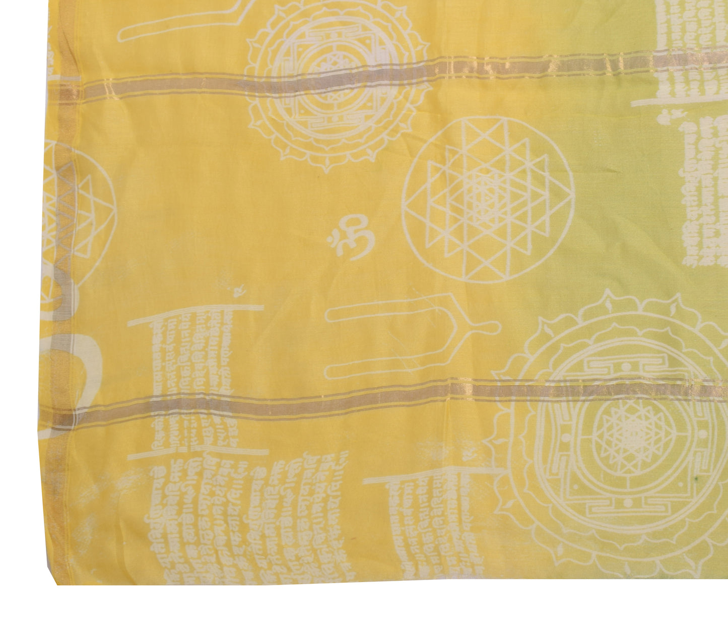 Sushila Vintage Indian Dupatta 100% Pure Silk Printed Long Stole Veil Scarves