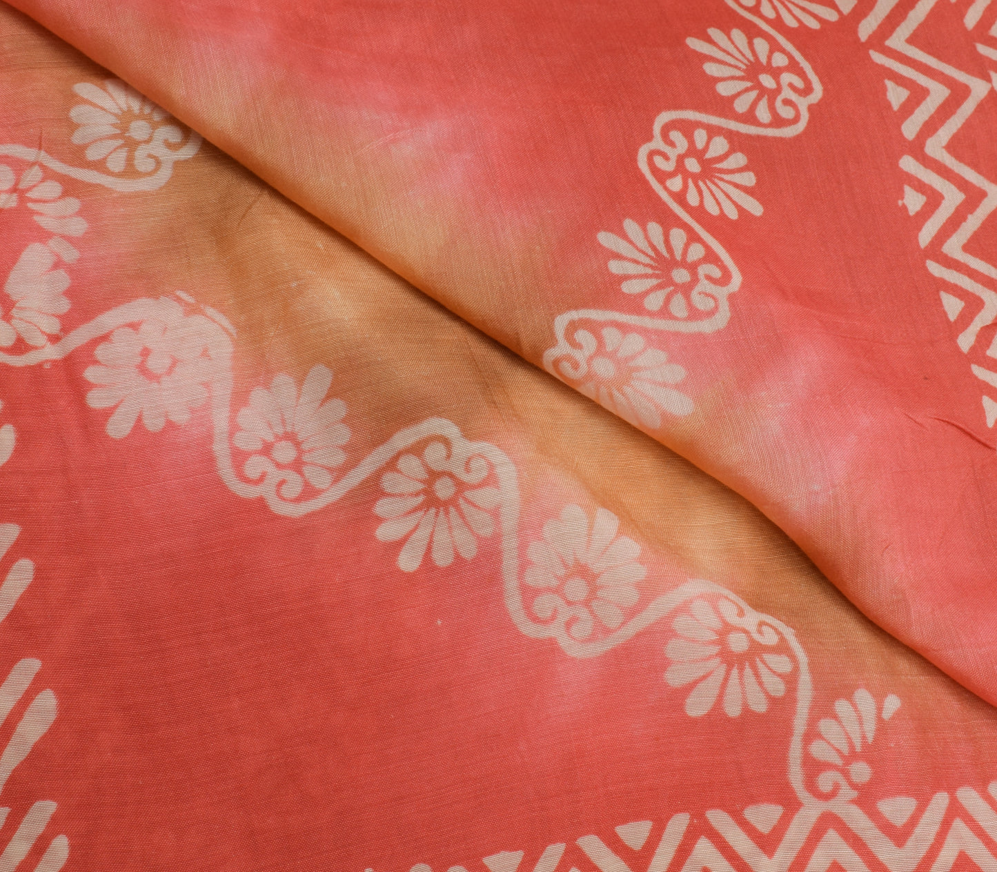 Sushila Vintage Indian Brown Dupatta Blend Silk Printed Long Stole Hijab Scarves
