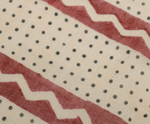 Sushila Vintage Light Brown Dupatta 100% Pure Cotton Printed Long Stole Hijab
