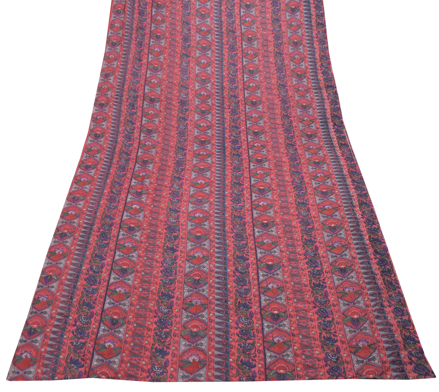 Sushila Vintage Indian Dupatta 100% Pure Cotton Printed Long Stole Veil Hijab