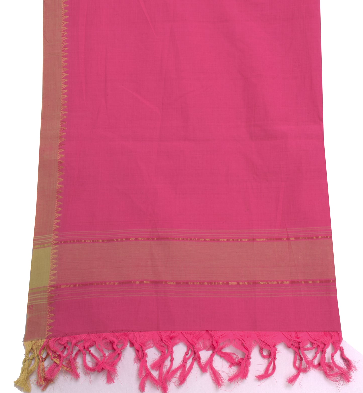Sushila Vintage Indian Pink Dupatta 100% Pure Cotton Long Stole Hijab Scarves