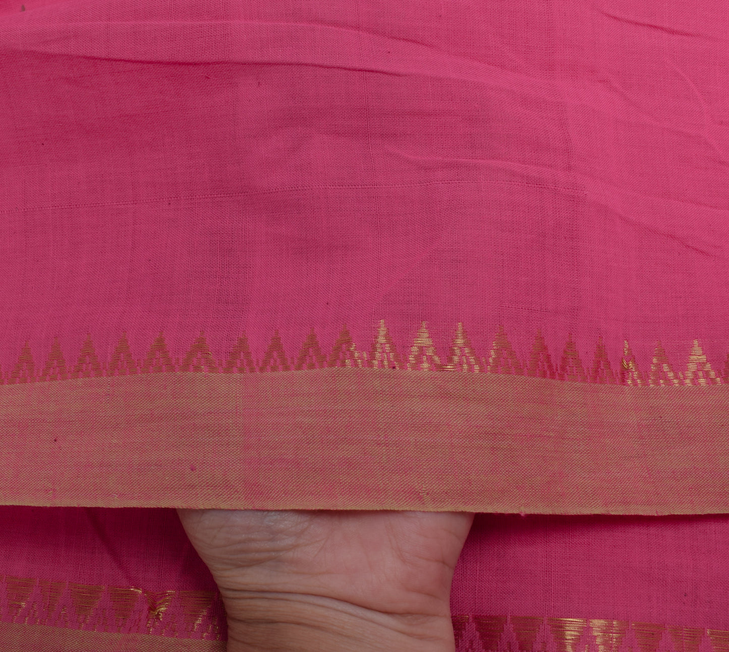 Sushila Vintage Indian Pink Dupatta 100% Pure Cotton Long Stole Hijab Scarves