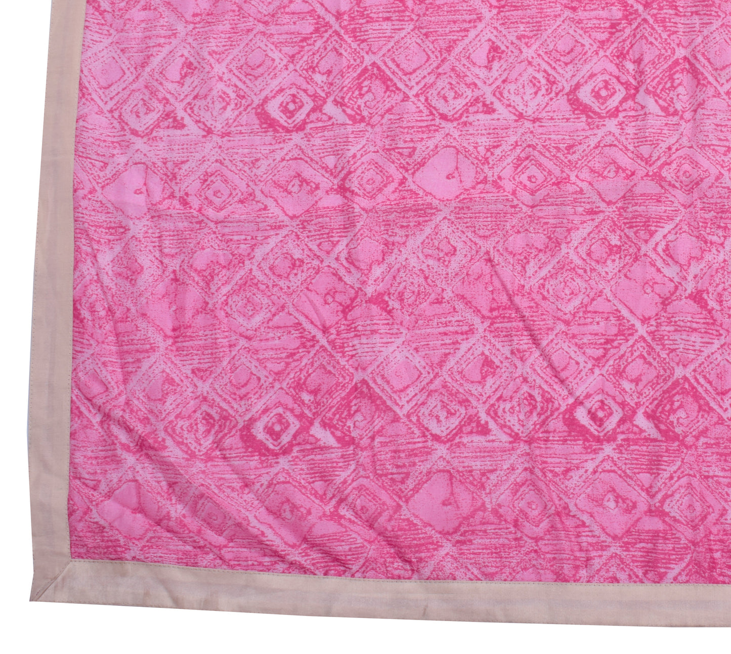 Sushila Vintage Pink Dupatta 100% Pure Cotton Printed Long Stole Veil Hijab
