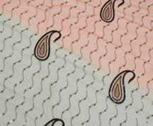 Sushila Vintage Indian Dupatta Net Mesh Embroidered Long Stole Scarves Veil