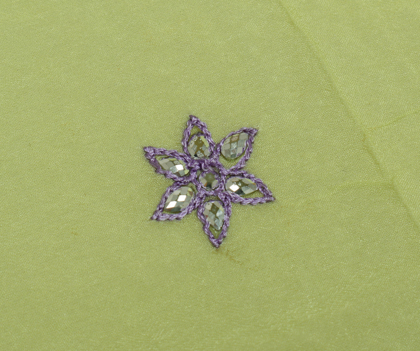 Sushila Vintage Pista Green Dupatta Pure Georgette Silk Embroidered Long Stole