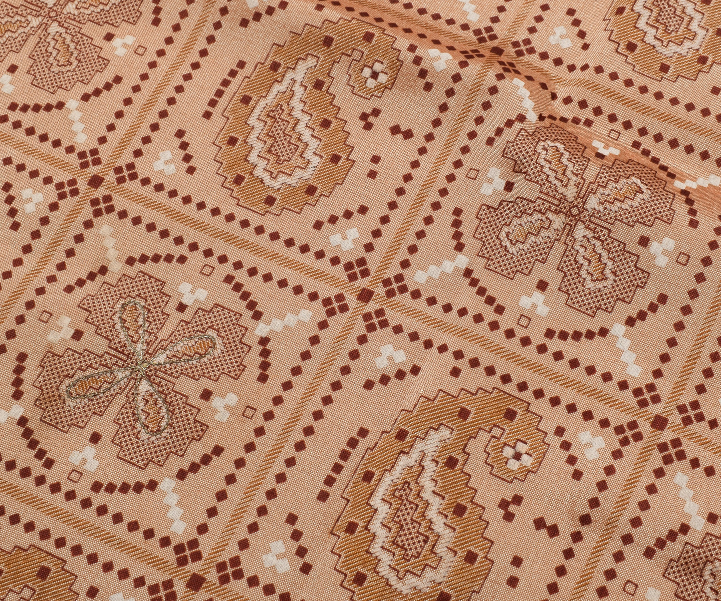 Sushila Vintage Indian Dupatta Blend Silk Printed Long Stole Veil Scarves