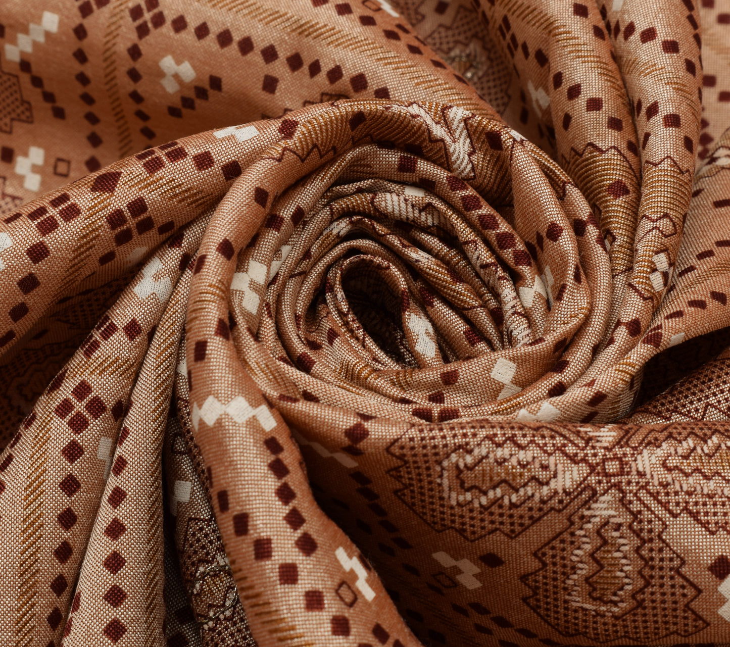 Sushila Vintage Indian Dupatta Blend Silk Printed Long Stole Veil Scarves