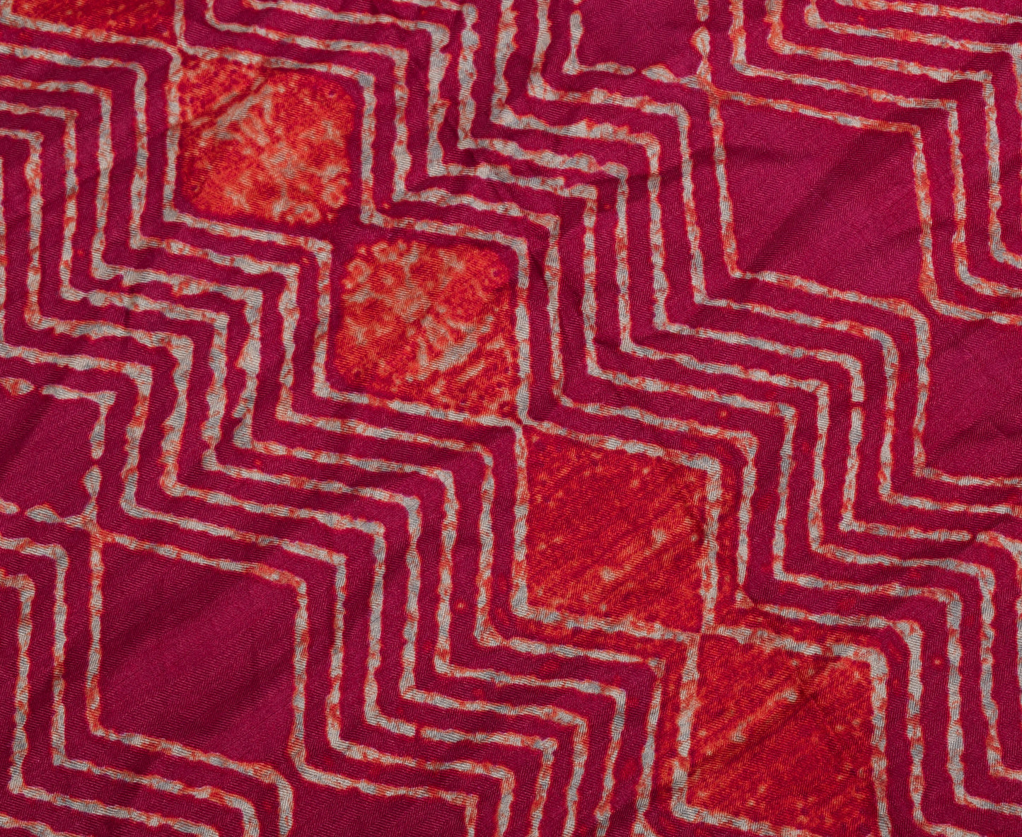 Sushila Vintage Maroon Indian Dupatta Blend Silk Printed Long Stole Veil Scarves