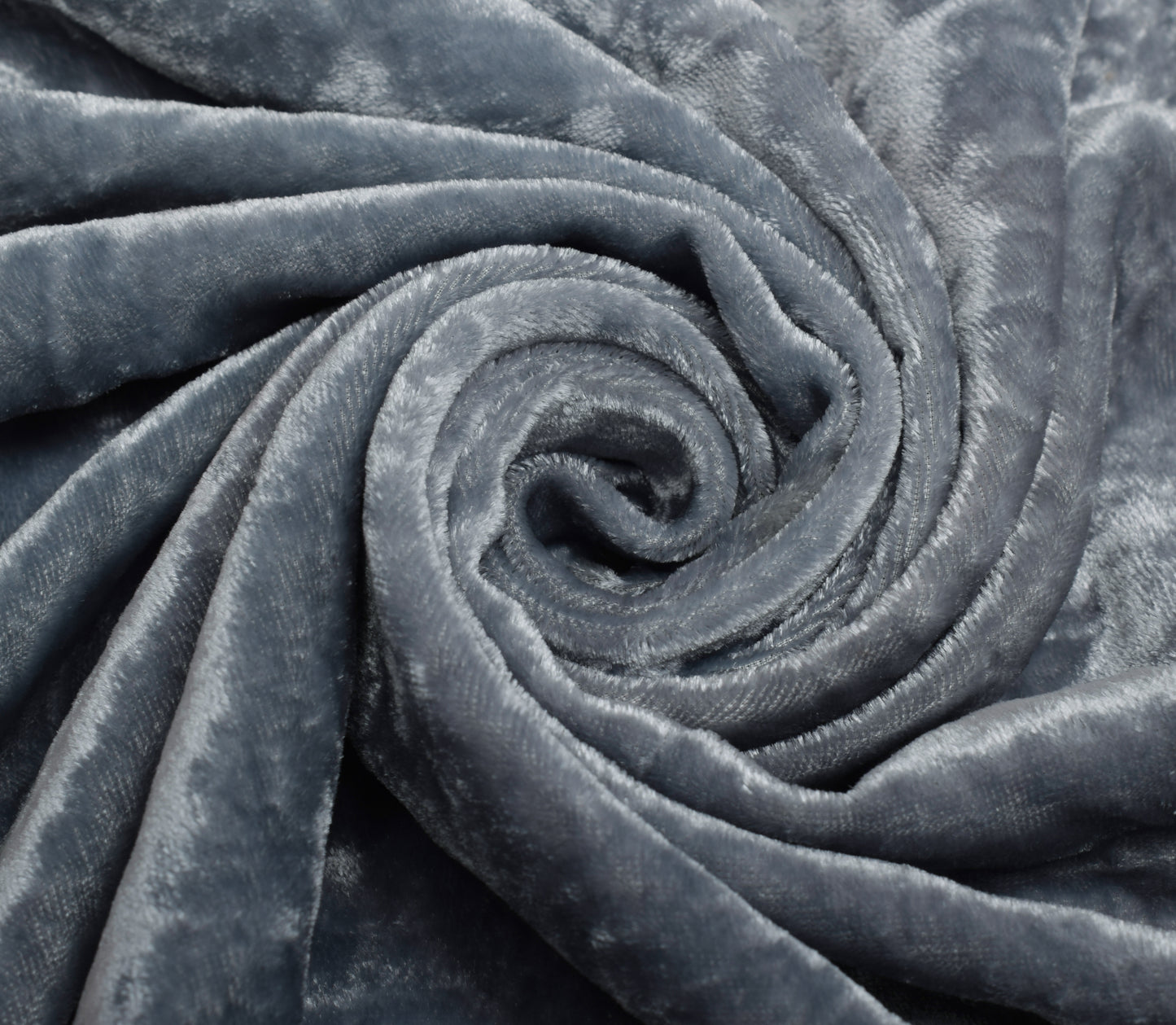 Sushila Vintage Gray Dupatta Pure Velvet Applique Work Long Stole Scarves Wrap