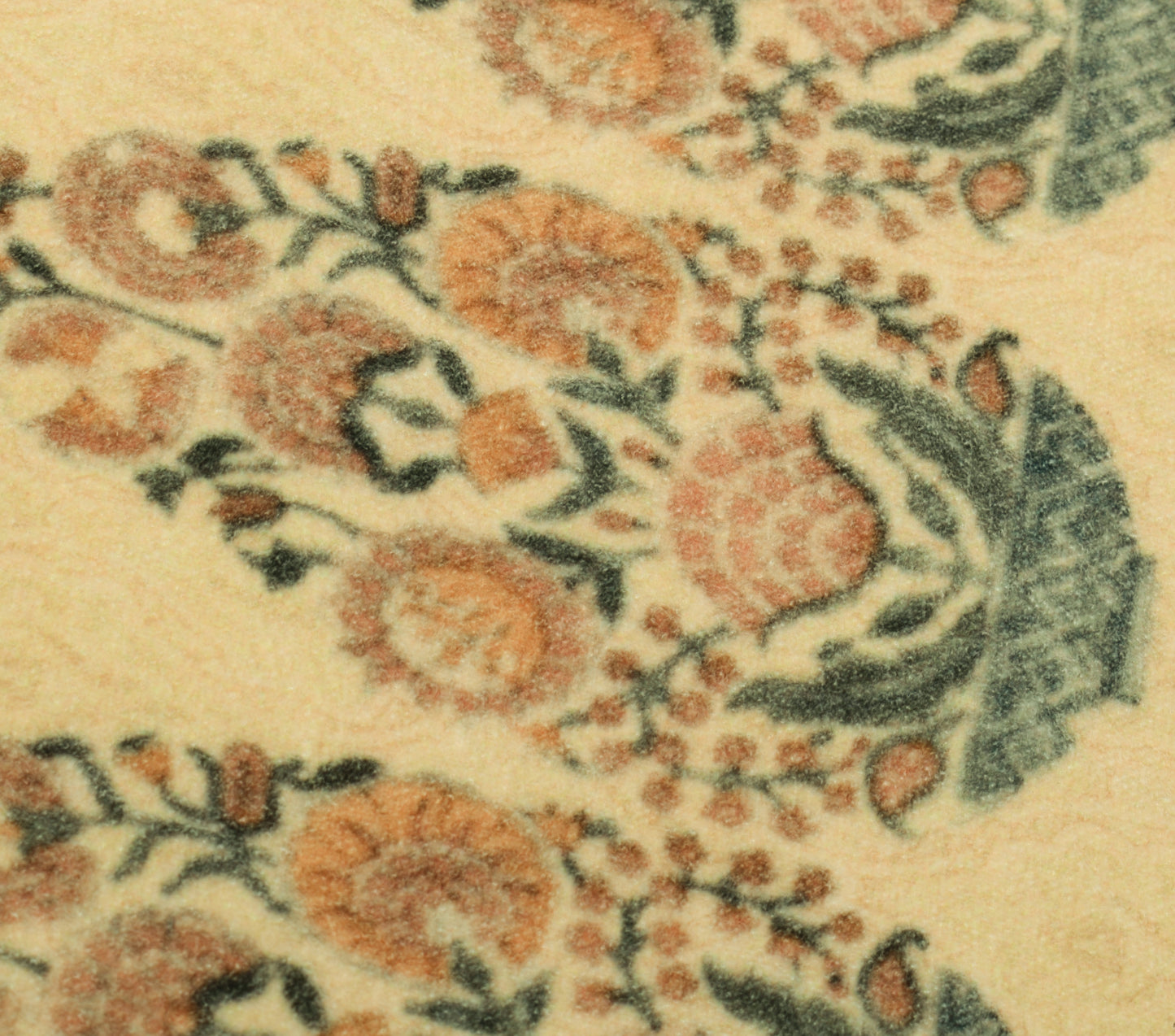 Sushila Vintage Yellow Indian Dupatta Velvet Printed Floral Long Stole Hijab