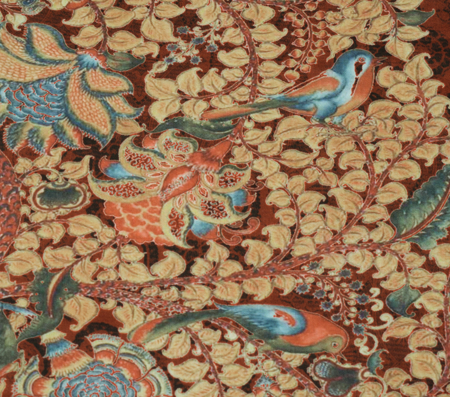 Sushila Vintage Brown Dupatta Blend Silk Digital Printed Humans Long Stole Wrap
