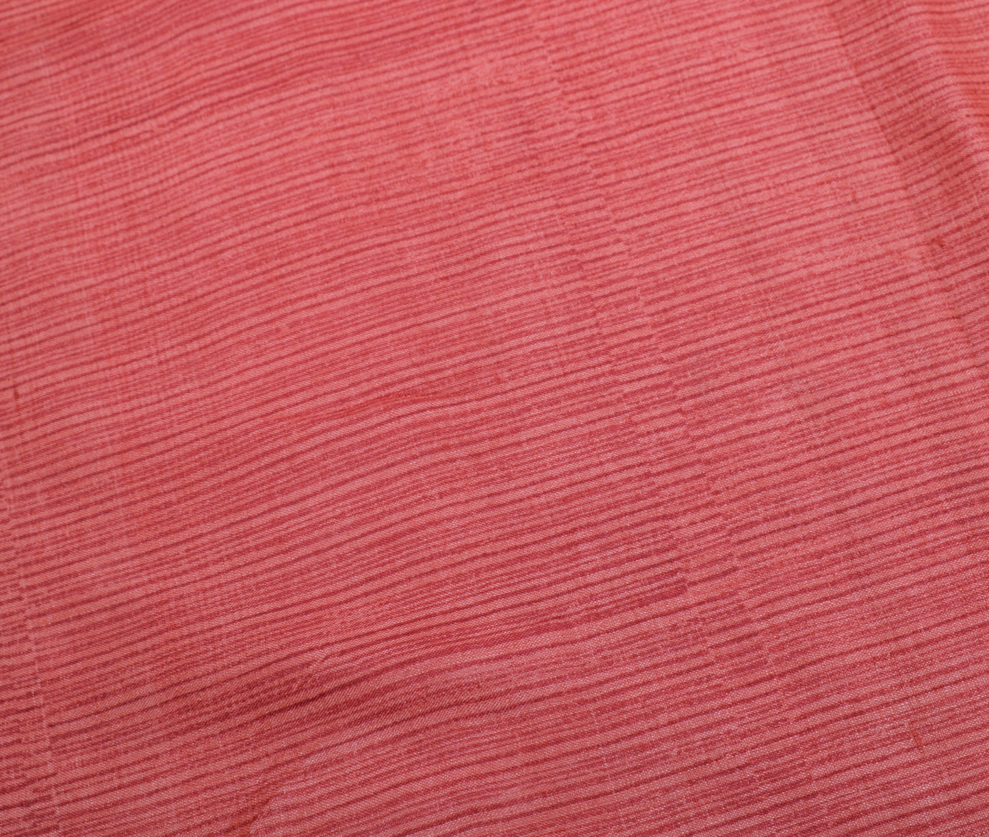 Sushila Vintage Peach Dupatta 100% Pure Silk Printed Strips Long Stole Veil Wrap