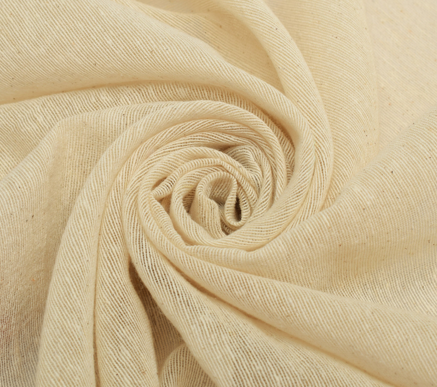 Sushila Vintage Cream Indian Dupatta Blend Cotton Woven Floral Long Stole Wrap
