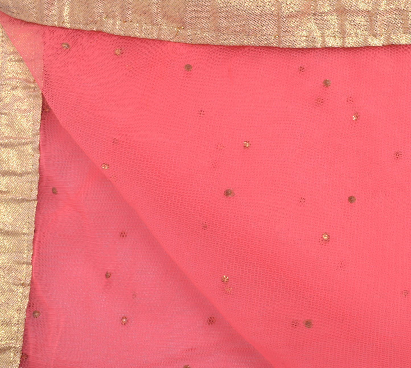 Sushila Vintage Indian Dupatta Net Mesh Beaded Long Stole Scarves Hijab