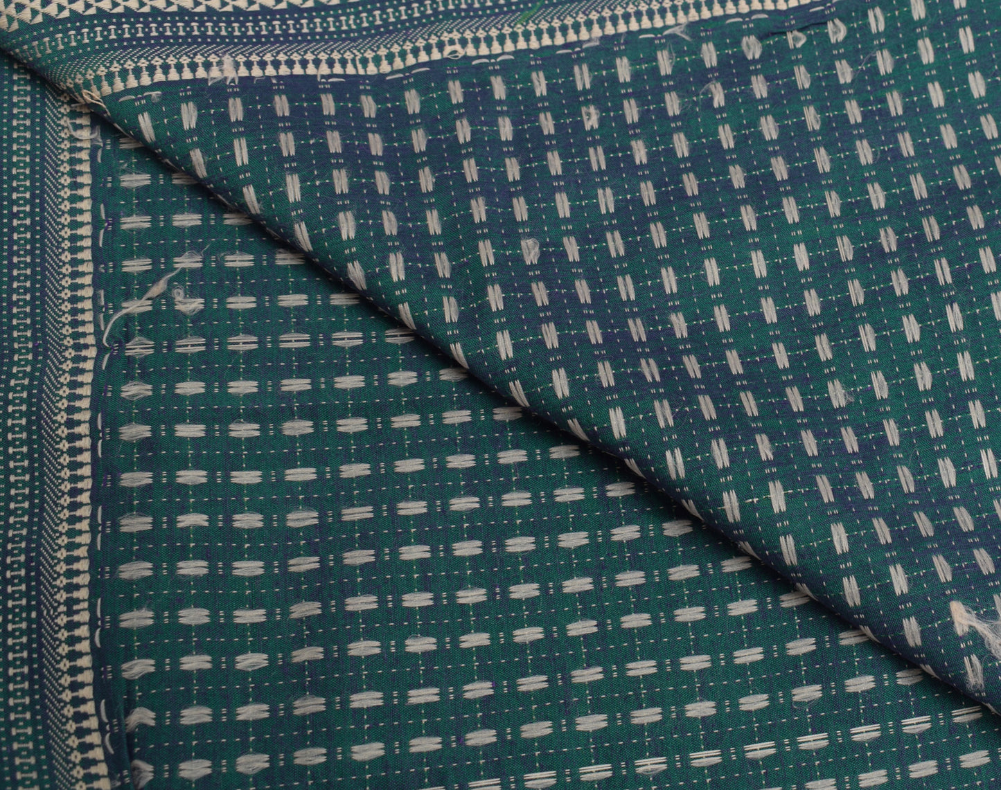 Sushila Vintage Purple Indian Dupatta Blend Silk Woven Checks Long Stole Hijab