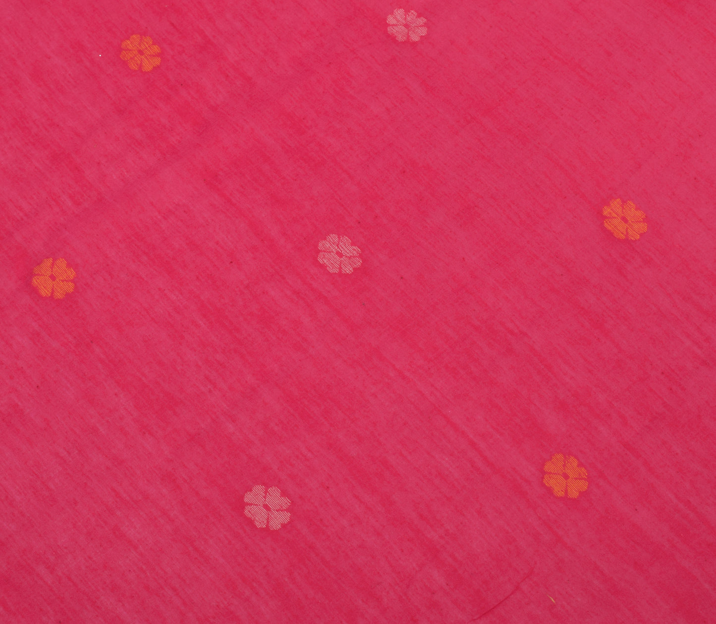 Sushila Vintage Red Indian Dupatta 100% Pure Cotton Woven Floral Long Stole Wrap