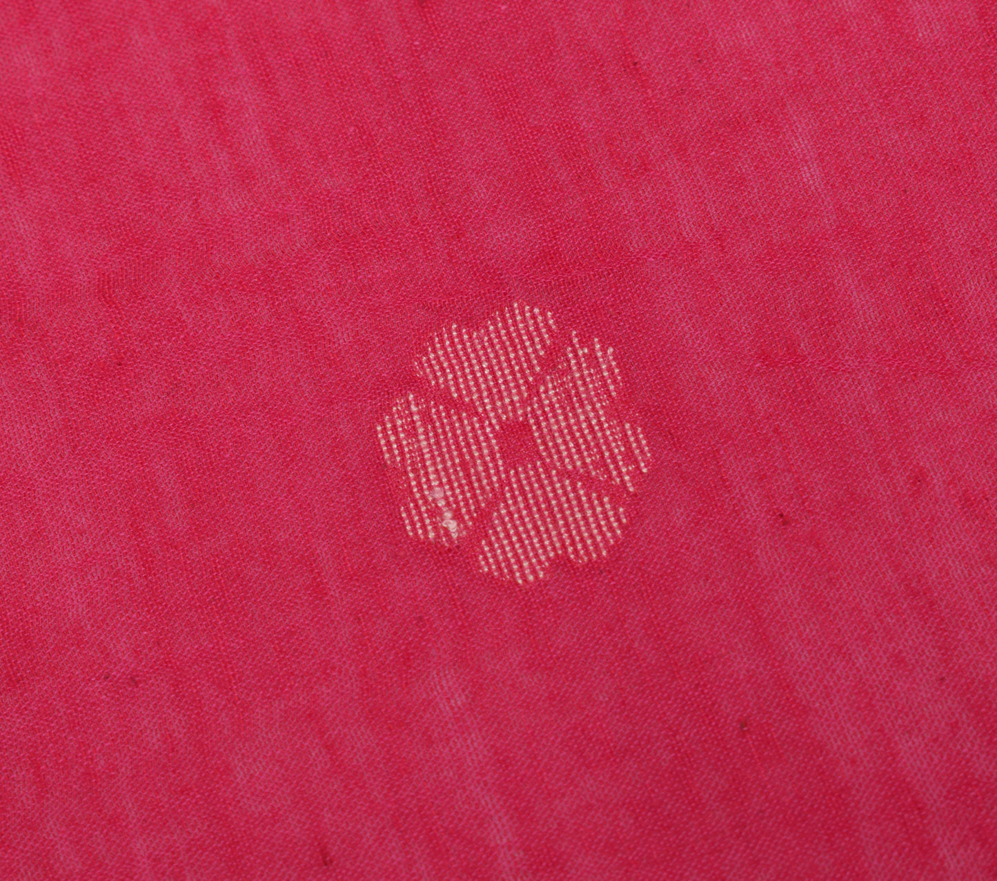 Sushila Vintage Red Indian Dupatta 100% Pure Cotton Woven Floral Long Stole Wrap