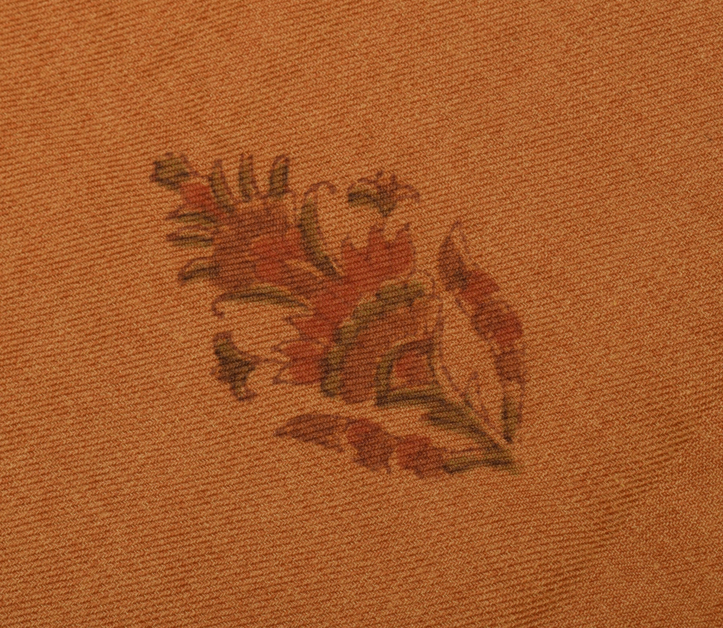 Sushila Vintage Indian Dupatta Blend Woolen Hand Block Printed Floral Long Stole