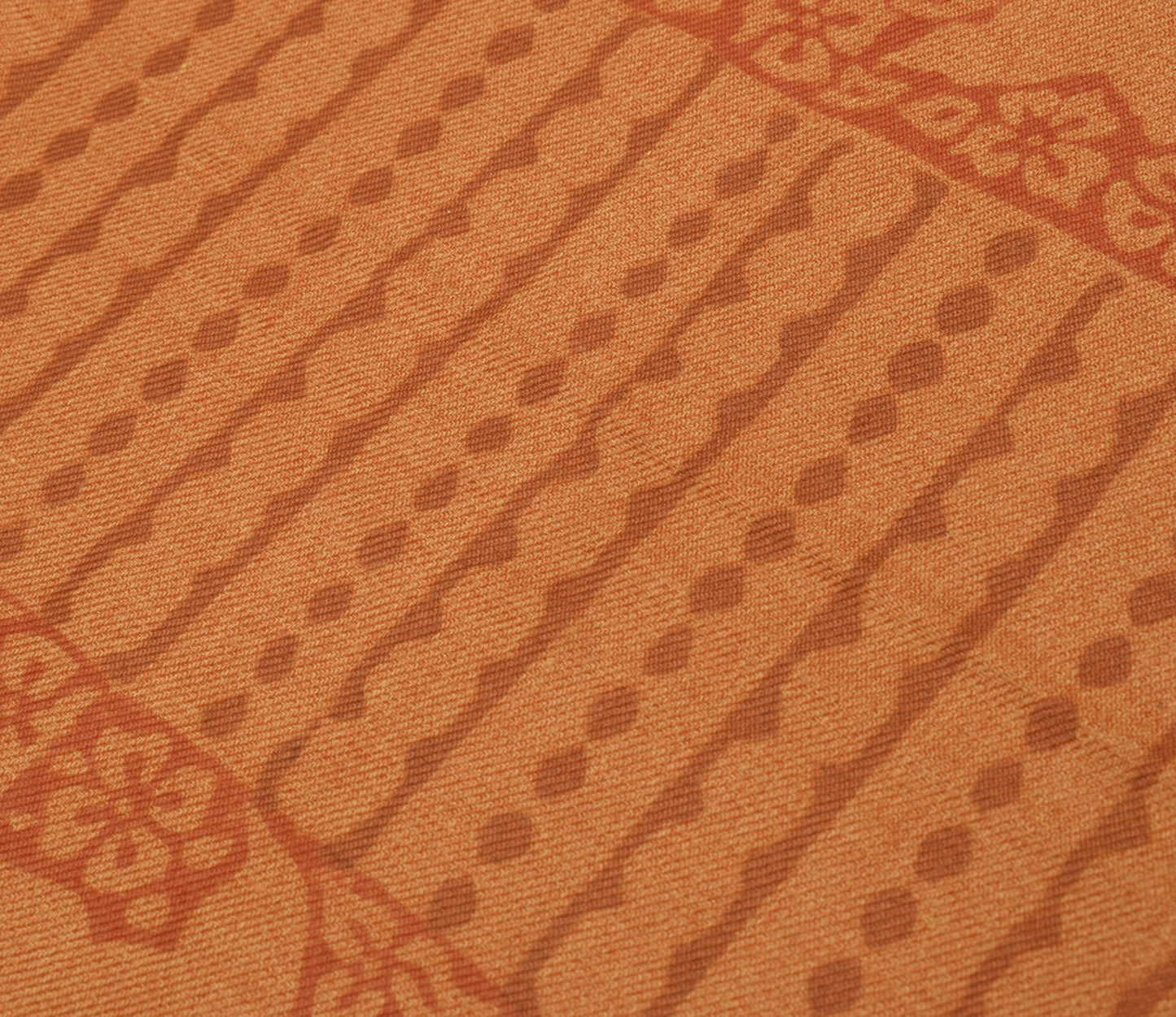 Sushila Vintage Indian Dupatta Blend Woolen Hand Block Printed Floral Long Stole