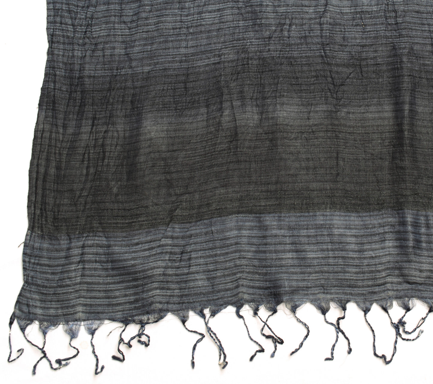 Sushila Vintage Gray Dupatta 100% Pure Silk Woven Abstract Printed Long Stole