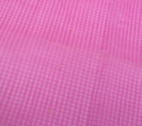 Sushila Vintage Pink Indian Dupatta 100% Pure Silk Checks Woven Long Stole Veil