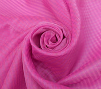 Sushila Vintage Pink Indian Dupatta 100% Pure Silk Checks Woven Long Stole Veil